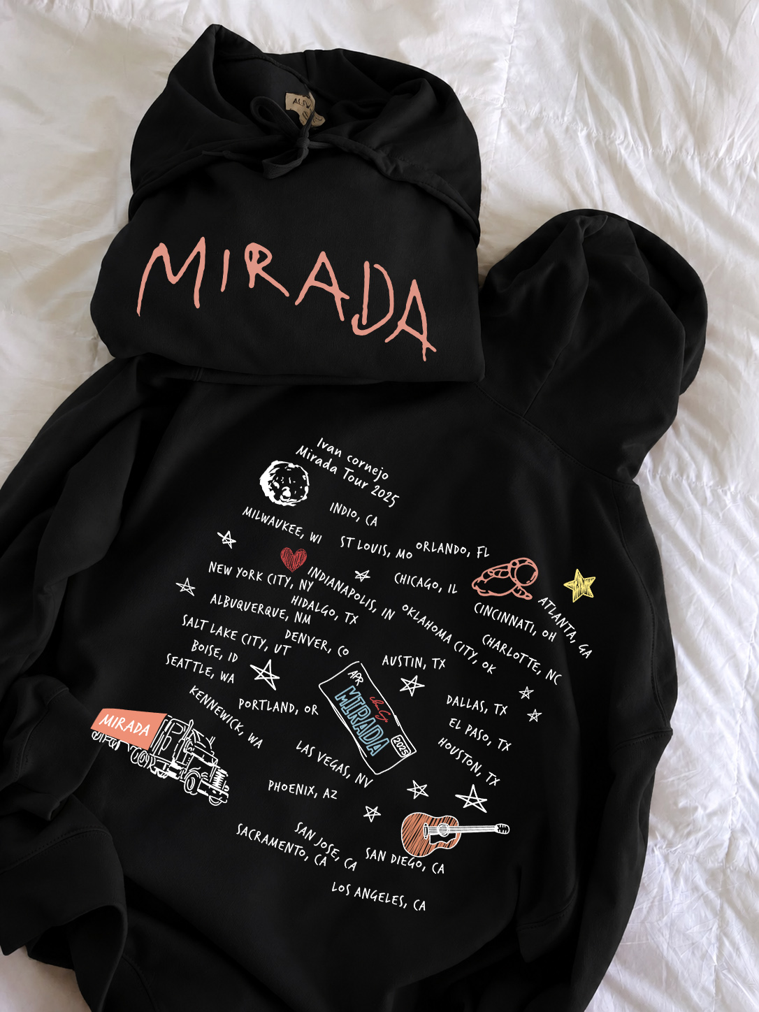 Mirada Hoodie, Ivan Cornejo Hoodie, Mirada Tour 2025, Ivan Cornejo Merch