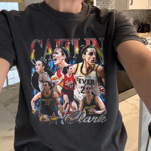 Caitlin Clark Vintage Basketball Shirt